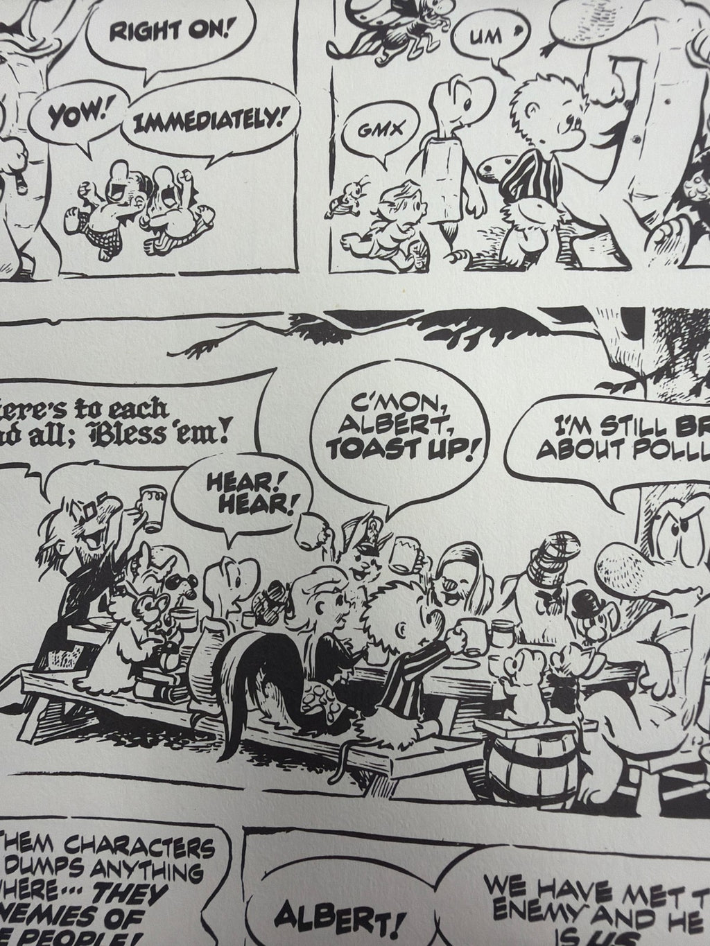 Impollutable Pogo Comic Book Walt Kelly 1970 Vintage Softcover