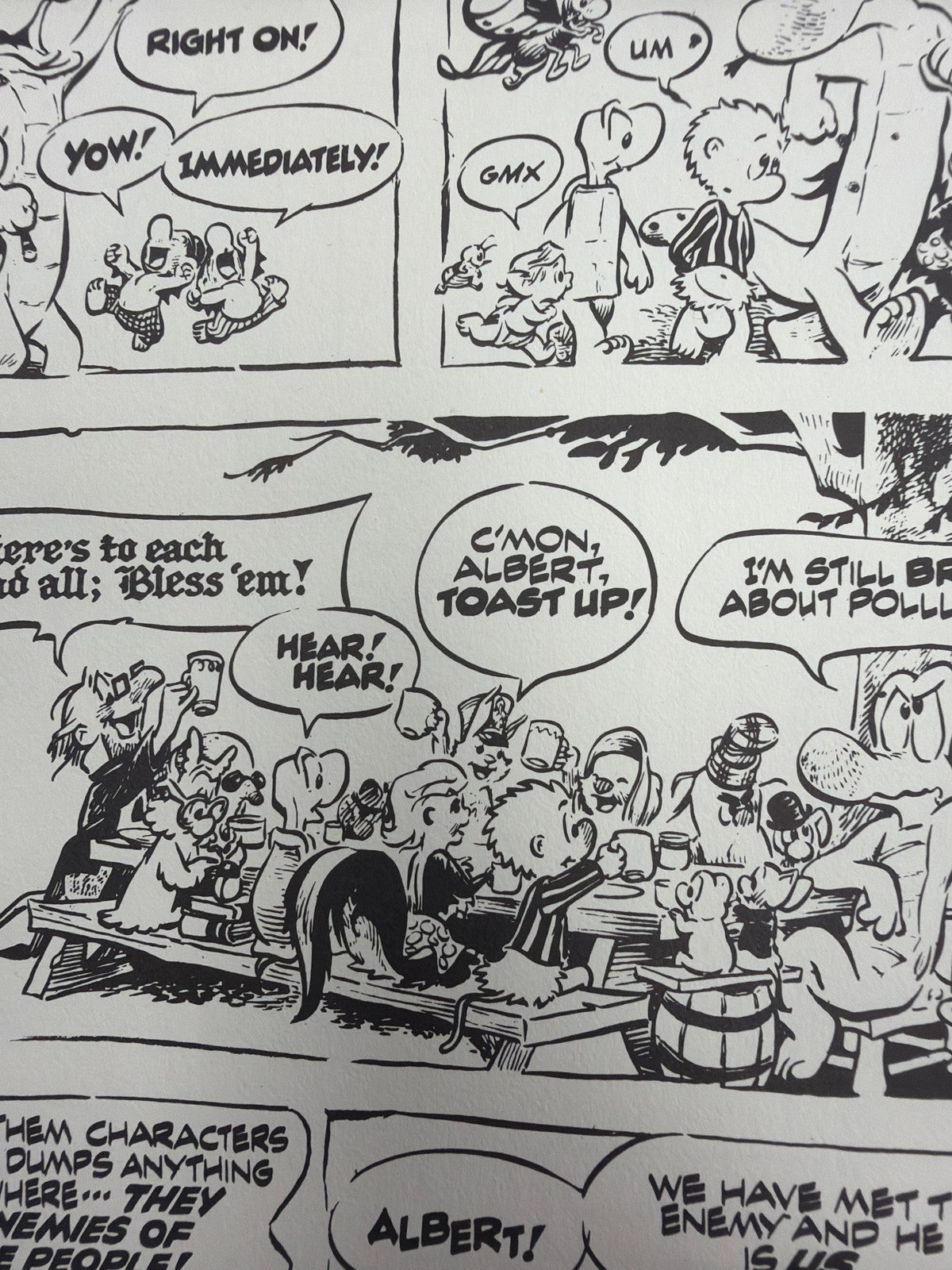 Impollutable Pogo Comic Book Walt Kelly 1970 Vintage Softcover