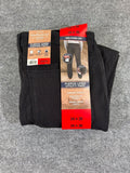 Weatherproof Vintage Men's Fleece Lined Canvas Utility Pants 34x30 Black