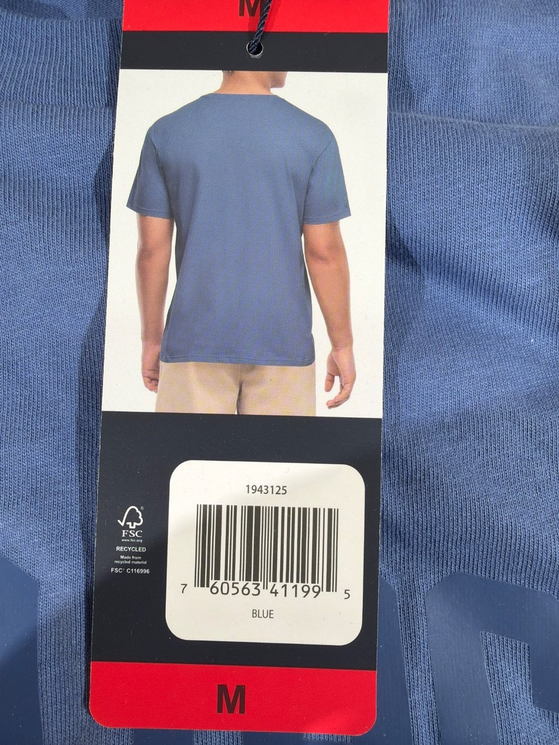 Vintage Gap 1969 Logo T-Shirt Men's Size M Blue Cotton Blend Crew Neck Graphic