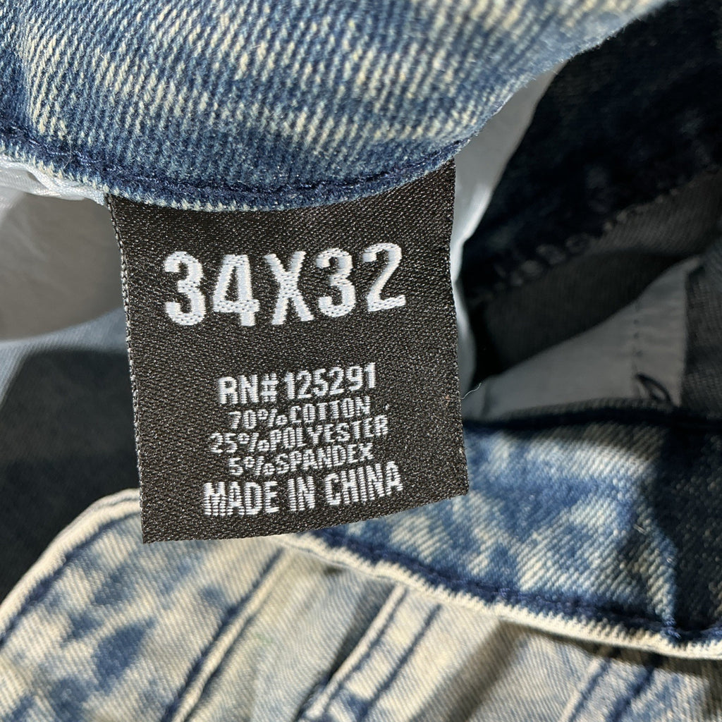 Retro Stitch men’s distressed skinny jeans. Size 34x32 fashion