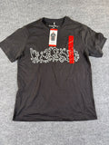 Keith Haring Dancing Figures Graphic T-Shirt Men's Size M Black Cotton Pop Art