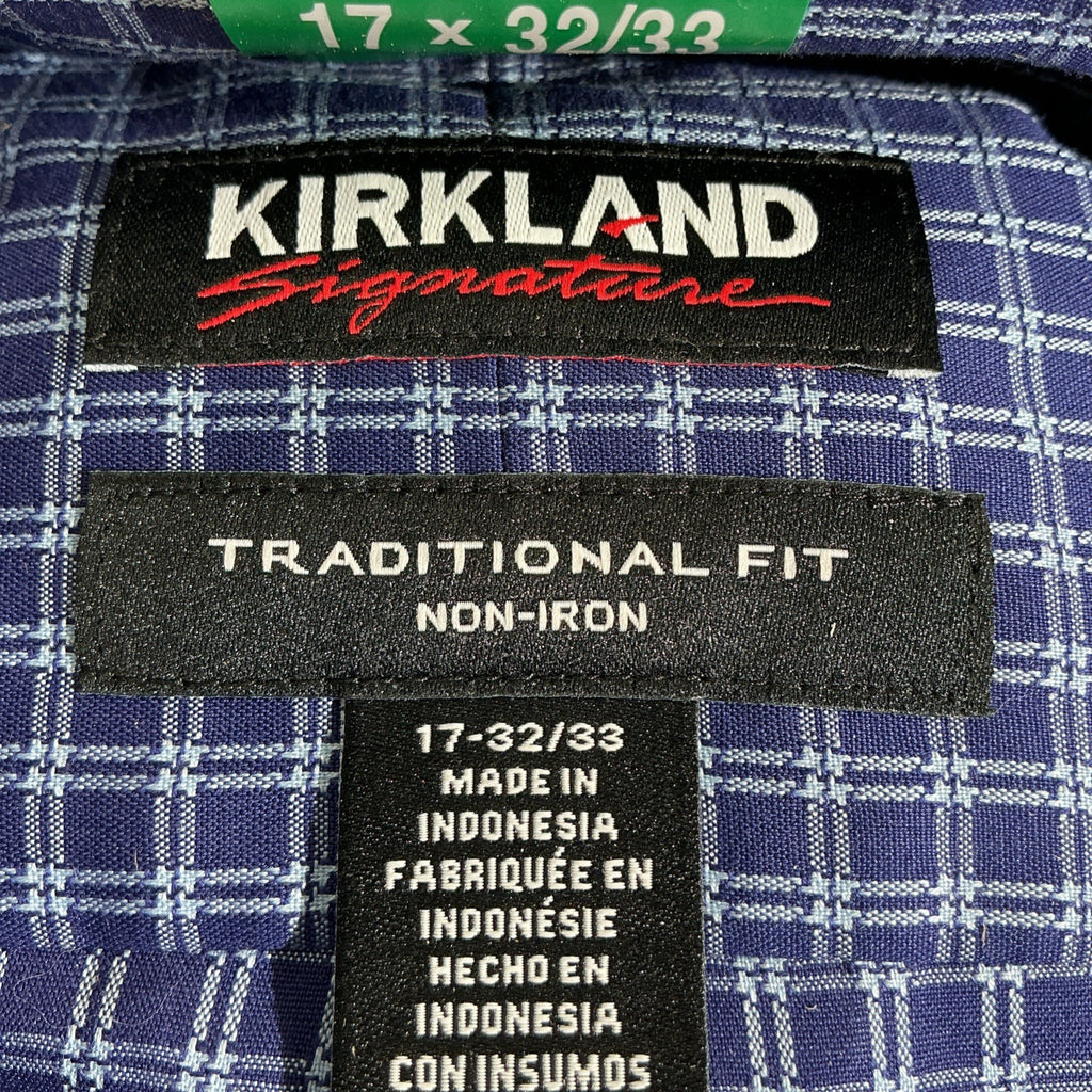 Kirkland Men 17 / 17 32 / 33 Dress Shirt NWT (F042)