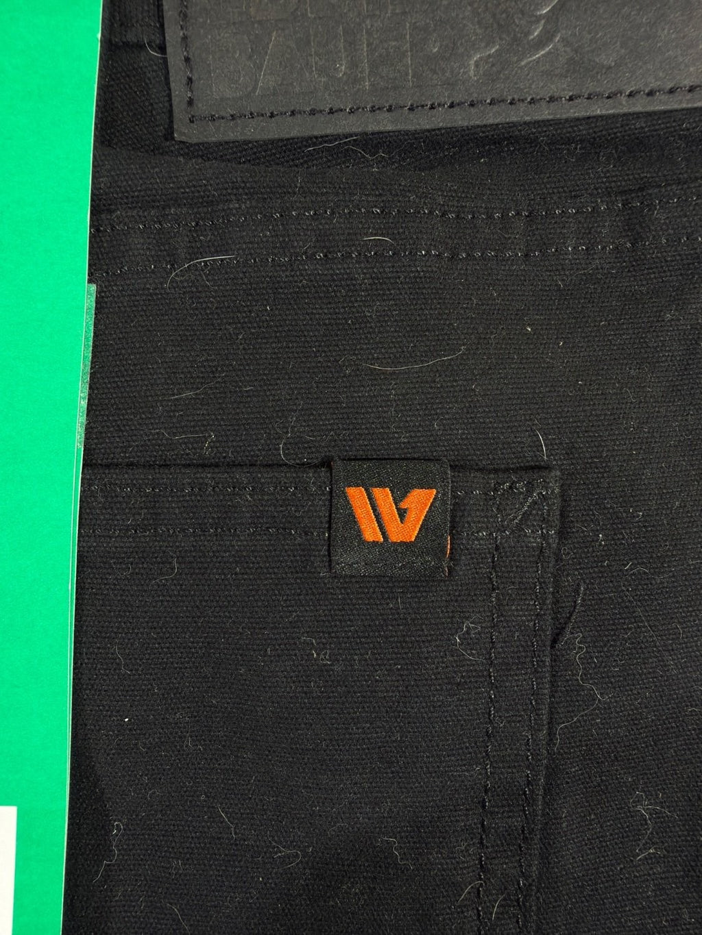 Eddie Bauer Canvas Utility Pant Men 38x32 Black Stretch Heavyweight Work Pants