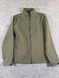 32 Degrees Heat Men's Softshell Jacket Size M Olive Green Full Zip Fleece Mock