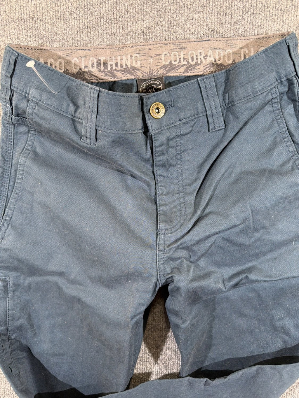 EU 30 Colorado Clothing Men's Global Pant Navy Blue Cotton Stretch Hiking Pants