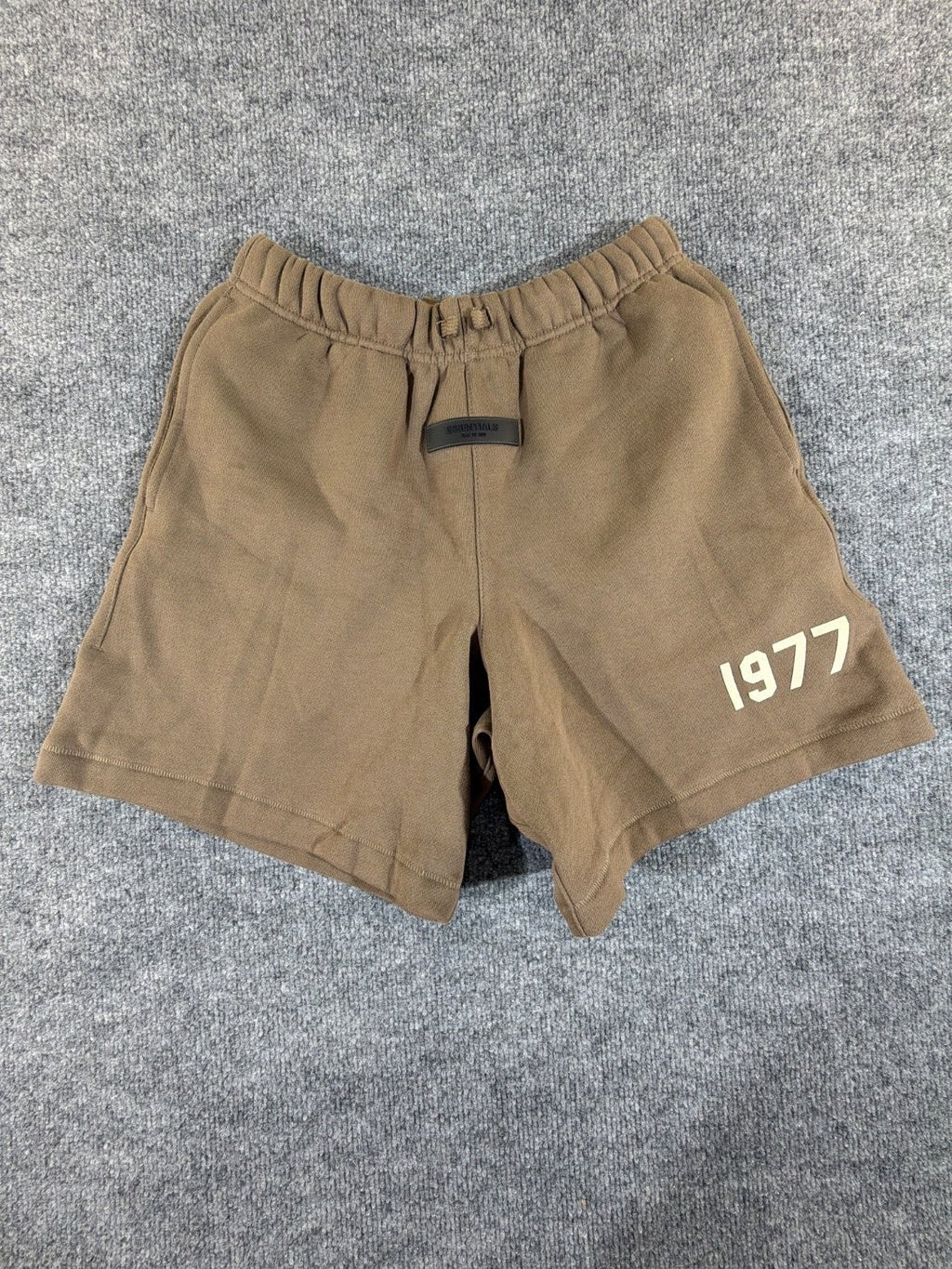 Vintage Fear of God Essentials 1977 Kids Sweatpants Size 12 Taupe Fleece Cotton