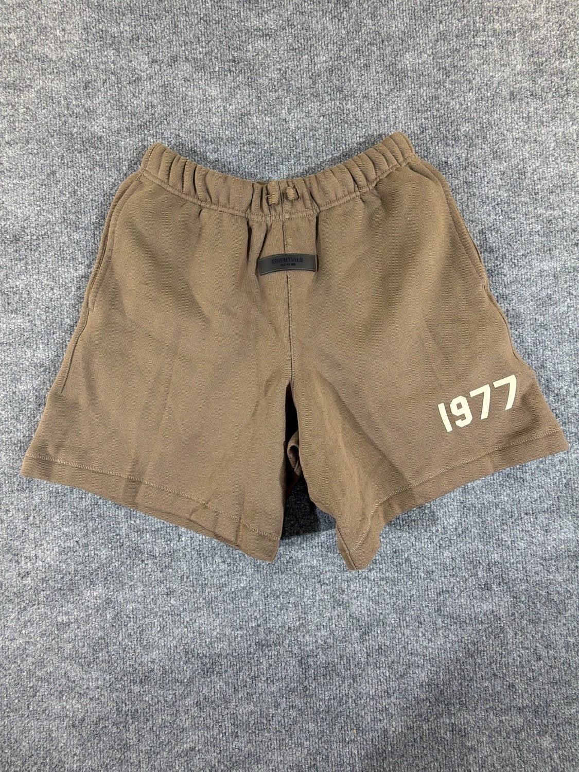 Vintage Fear of God Essentials 1977 Kids Sweatpants Size 12 Taupe Fleece Cotton