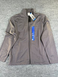 adidas Performance Track Jacket Men's Large Gray Full Zip Athletic NWT