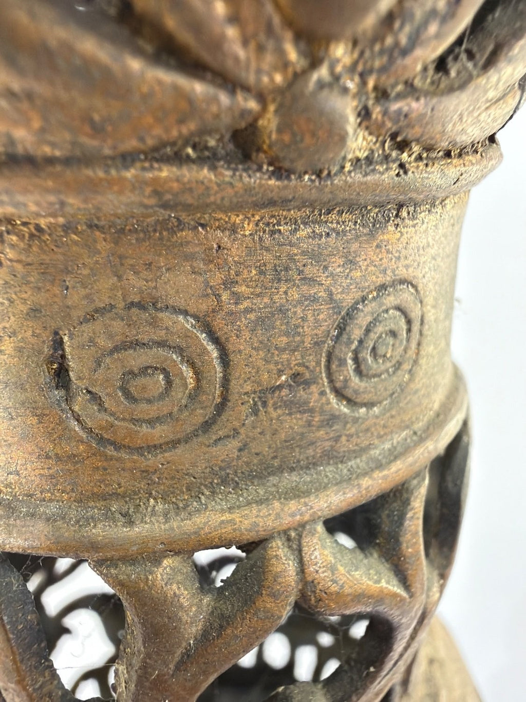Vintage Middle Eastern Brass Incense Burner Censer Filigree Pierced Reticulated