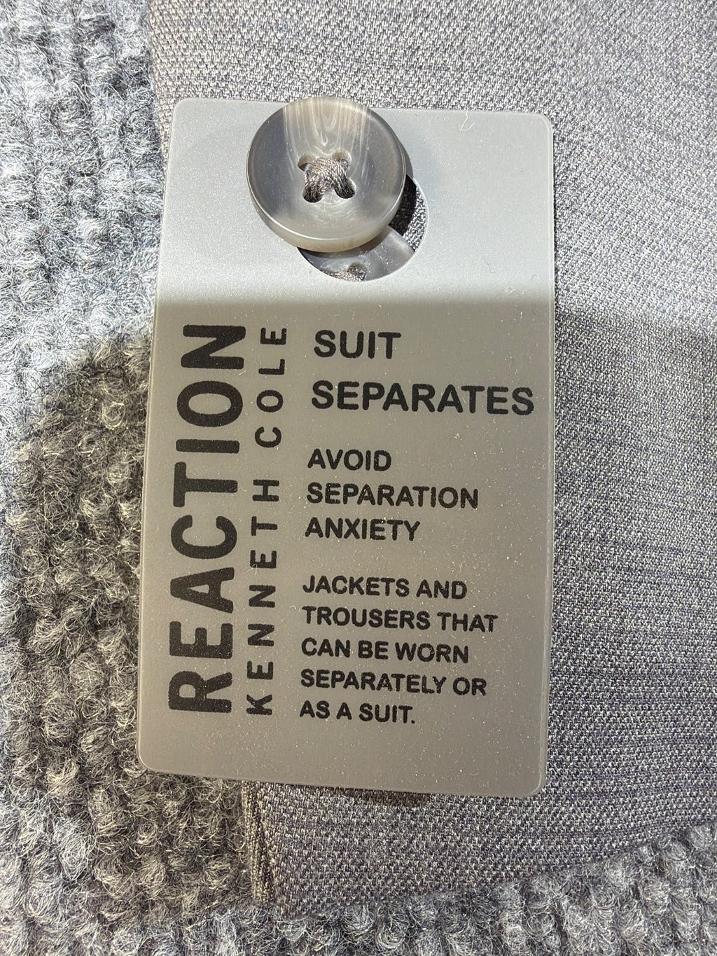 Kenneth Cole Reaction Techni-Cole The Flex Coat Men's Blazer Gray Modern Fit NWT
