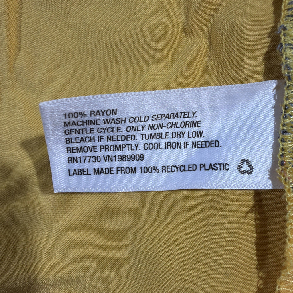 Original Use Shirt Men Large Pink Yellow Ombre Palm Tree Hawaiian (SALE) !