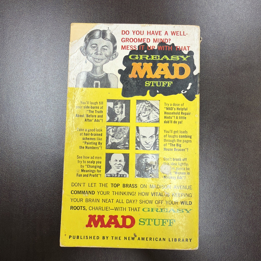 Greasy MAD Stuff, 1963 1st Print Signet Paperback