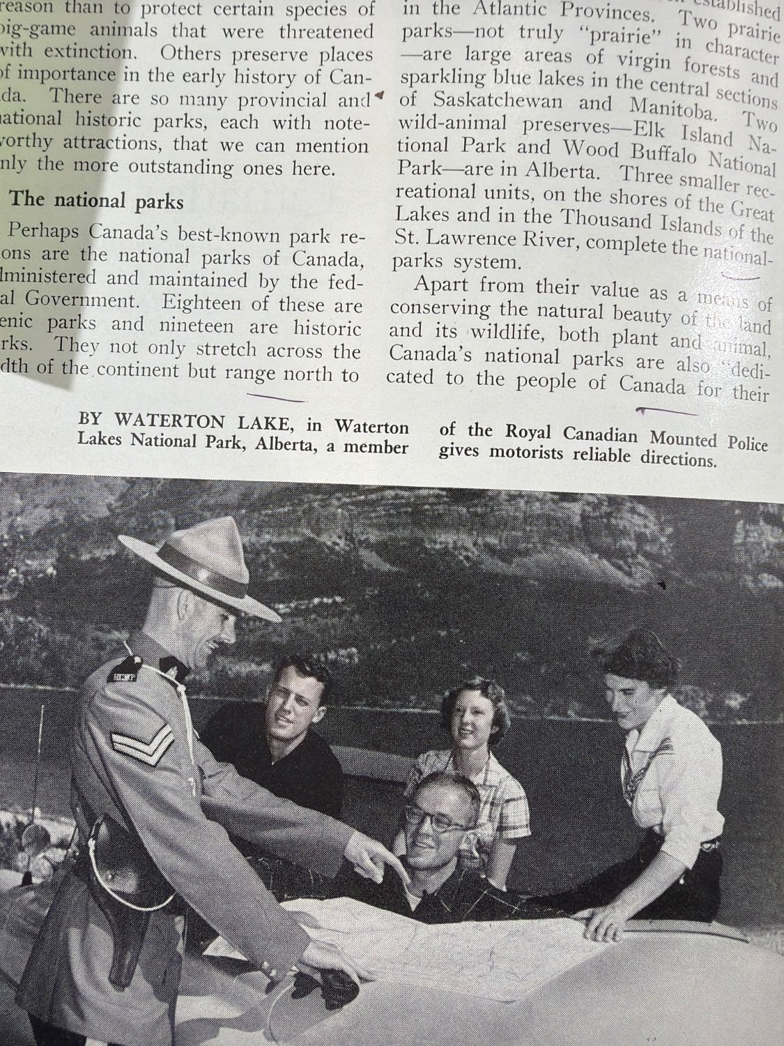 Vintage Lands and Peoples The World in Color Volume 6 Canada USA Grolier Society
