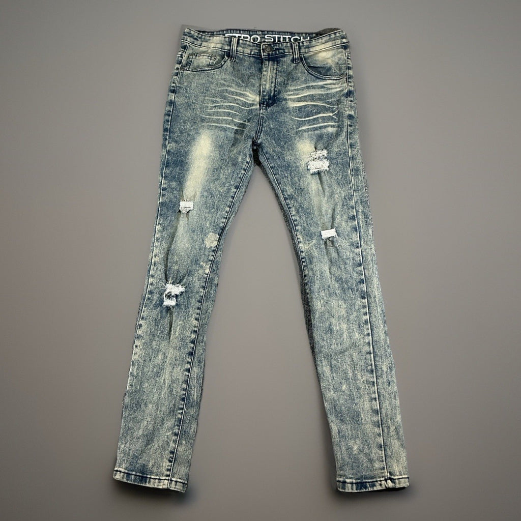 Retro Stitch men’s distressed skinny jeans. Size 34x32 fashion