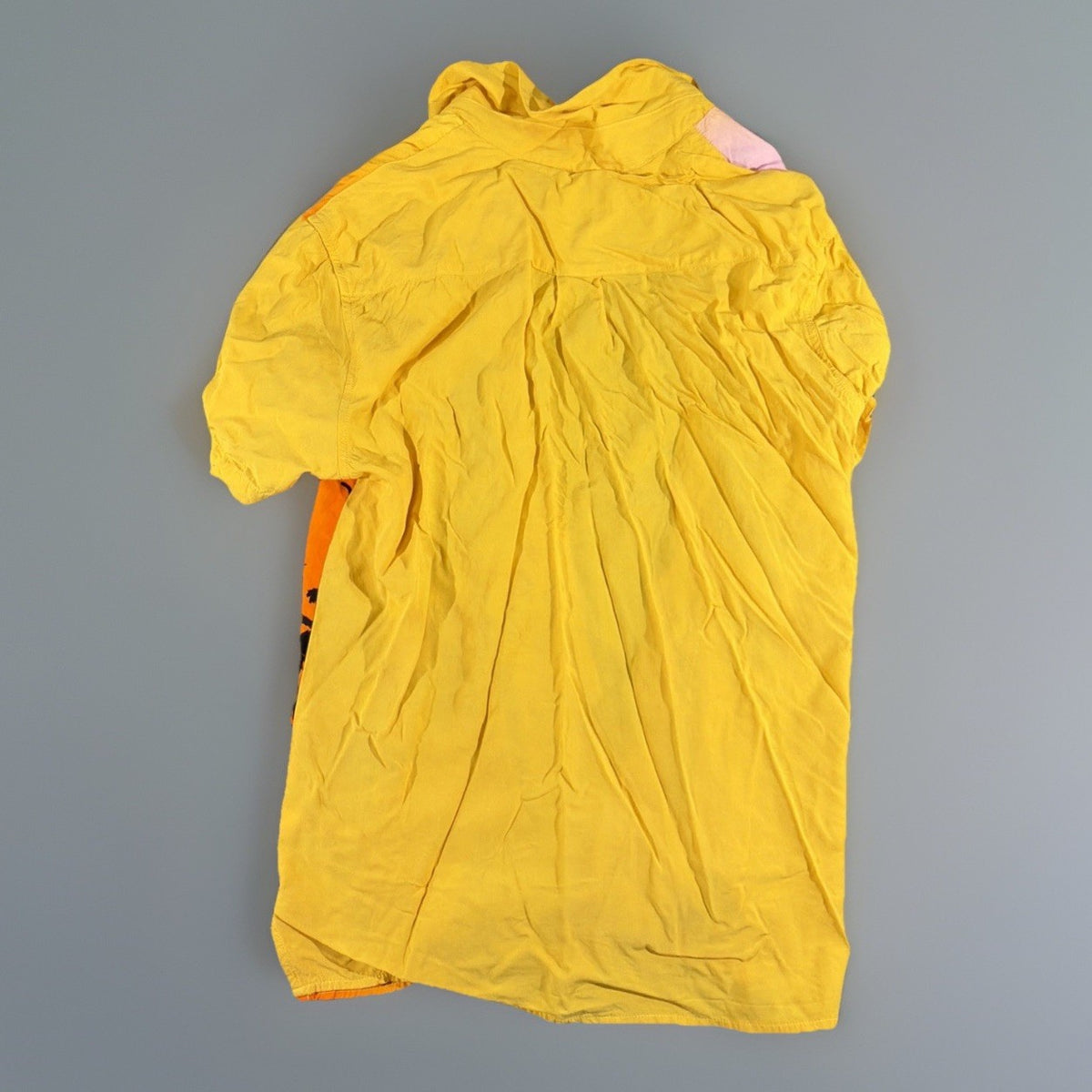 Original Use Shirt Men Large Pink Yellow Ombre Palm Tree Hawaiian (SALE) !