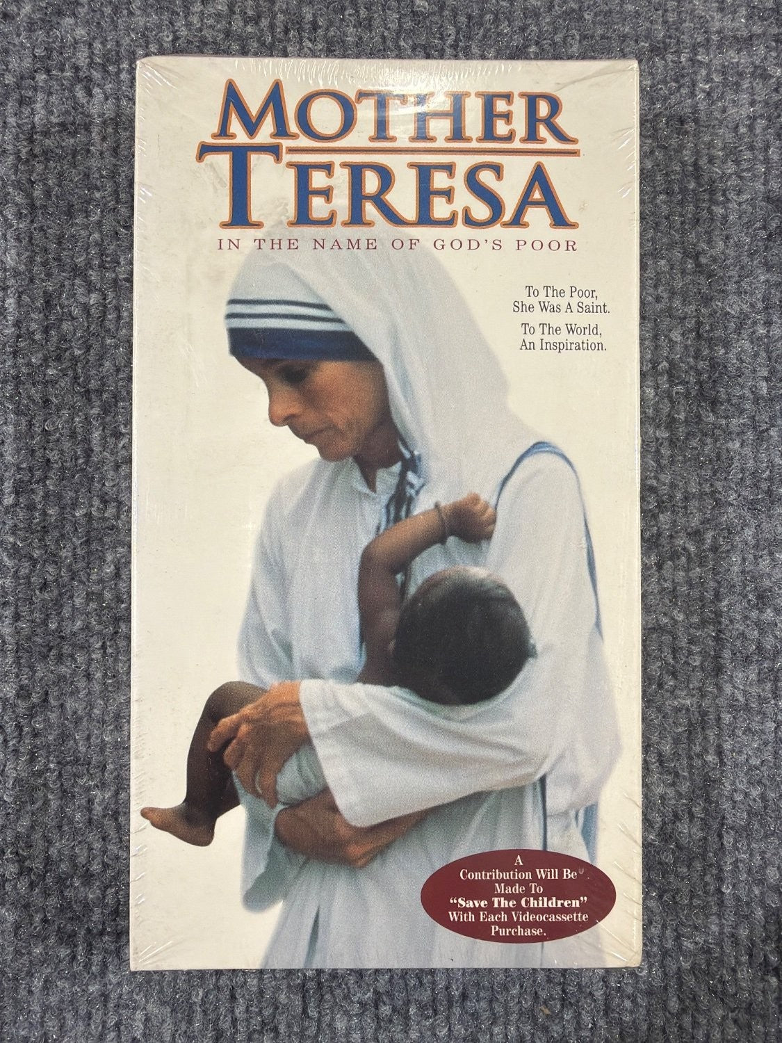 Vintage Mother Teresa In The Name Of God's Poor VHS Geraldine Chaplin 1997