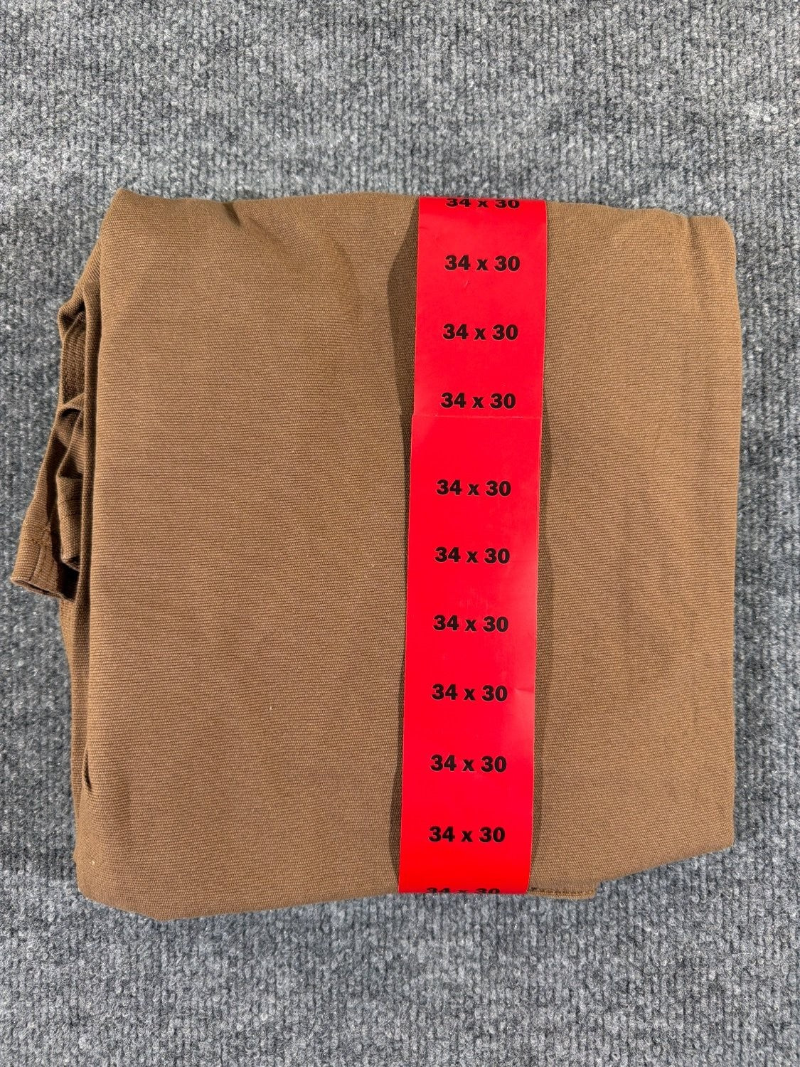 Caterpillar CAT Flex Waistband Utility Work Pants Men 34 x 30 Brown Canvas