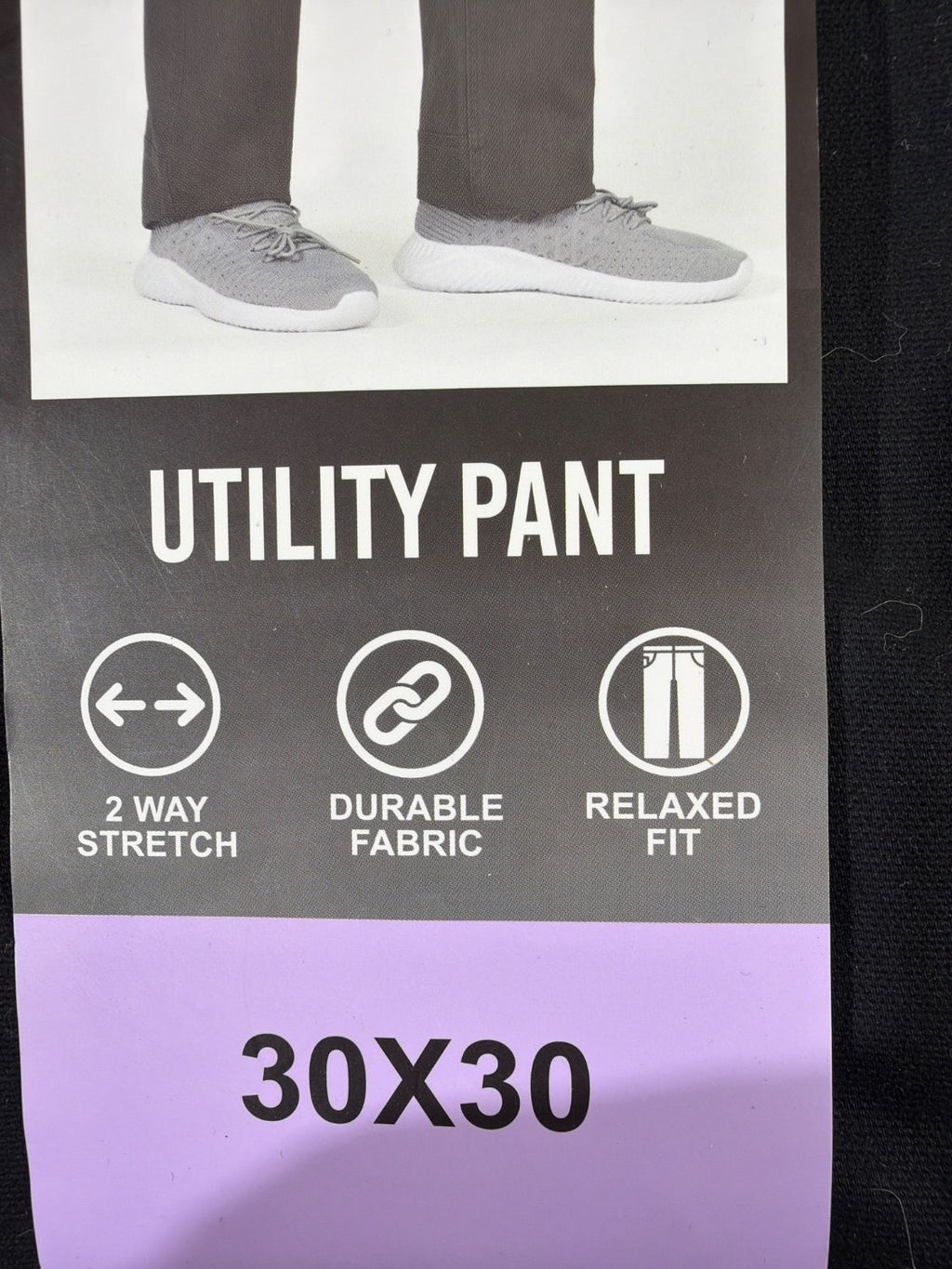 Colorado Clothing Men's Utility Pant 30x30 Black Relaxed Fit Stretch Twill