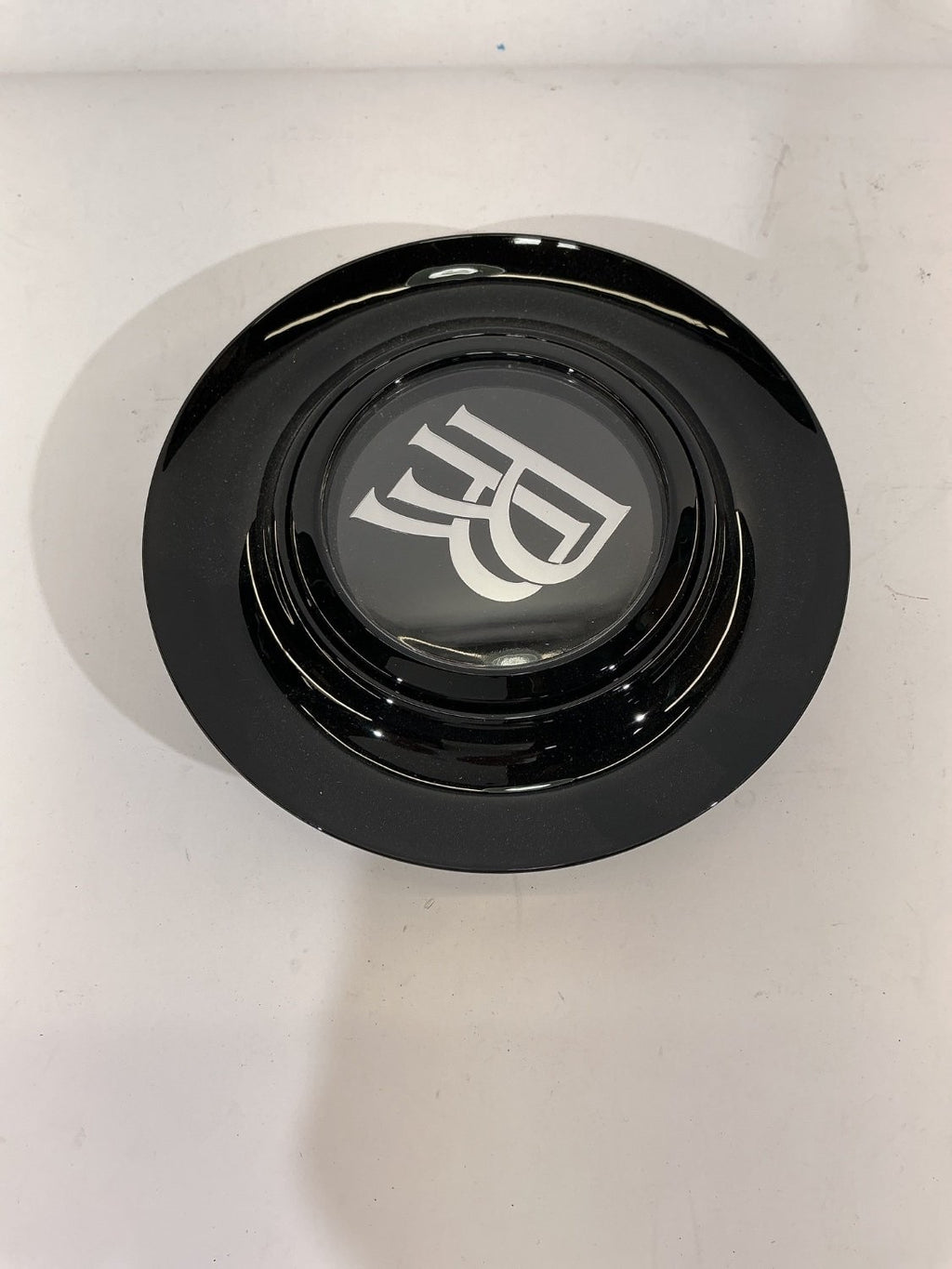 Rolls-Royce Self-Leveling Wheel Center Cap Black Silver Floating RR 2018K183
