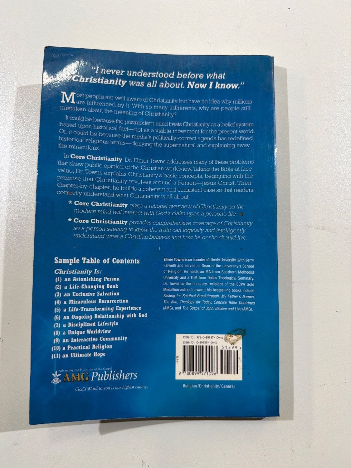 Vintage Core Christianity What is Christianity All About Elmer Towns Paperback