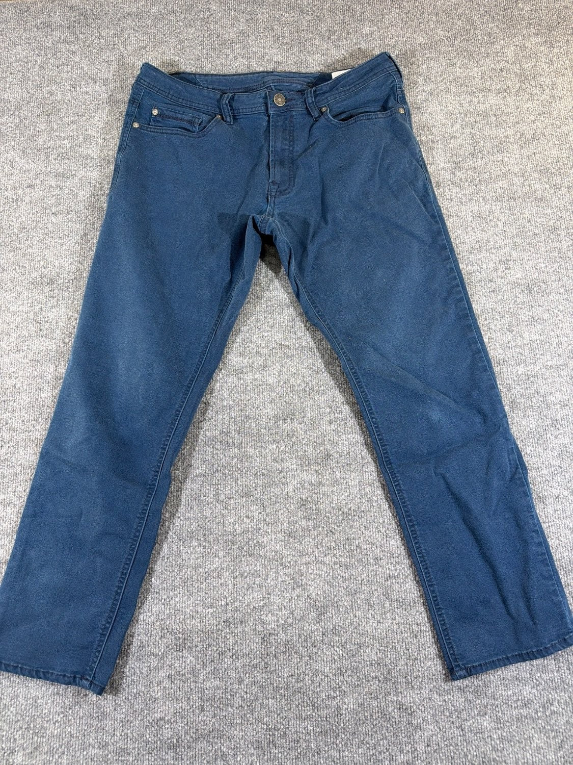 EU 34 Buffalo David Bitton Archer Slim Stretch Jeans Men Blue Denim 34 x 30