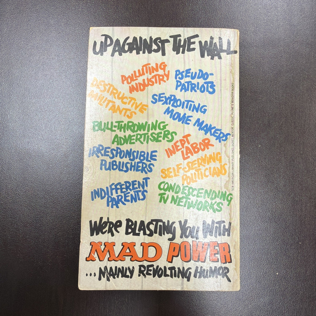 MAD Magazine Paperback Book: #29 MAD Power Signet 1970 2nd Print FN
