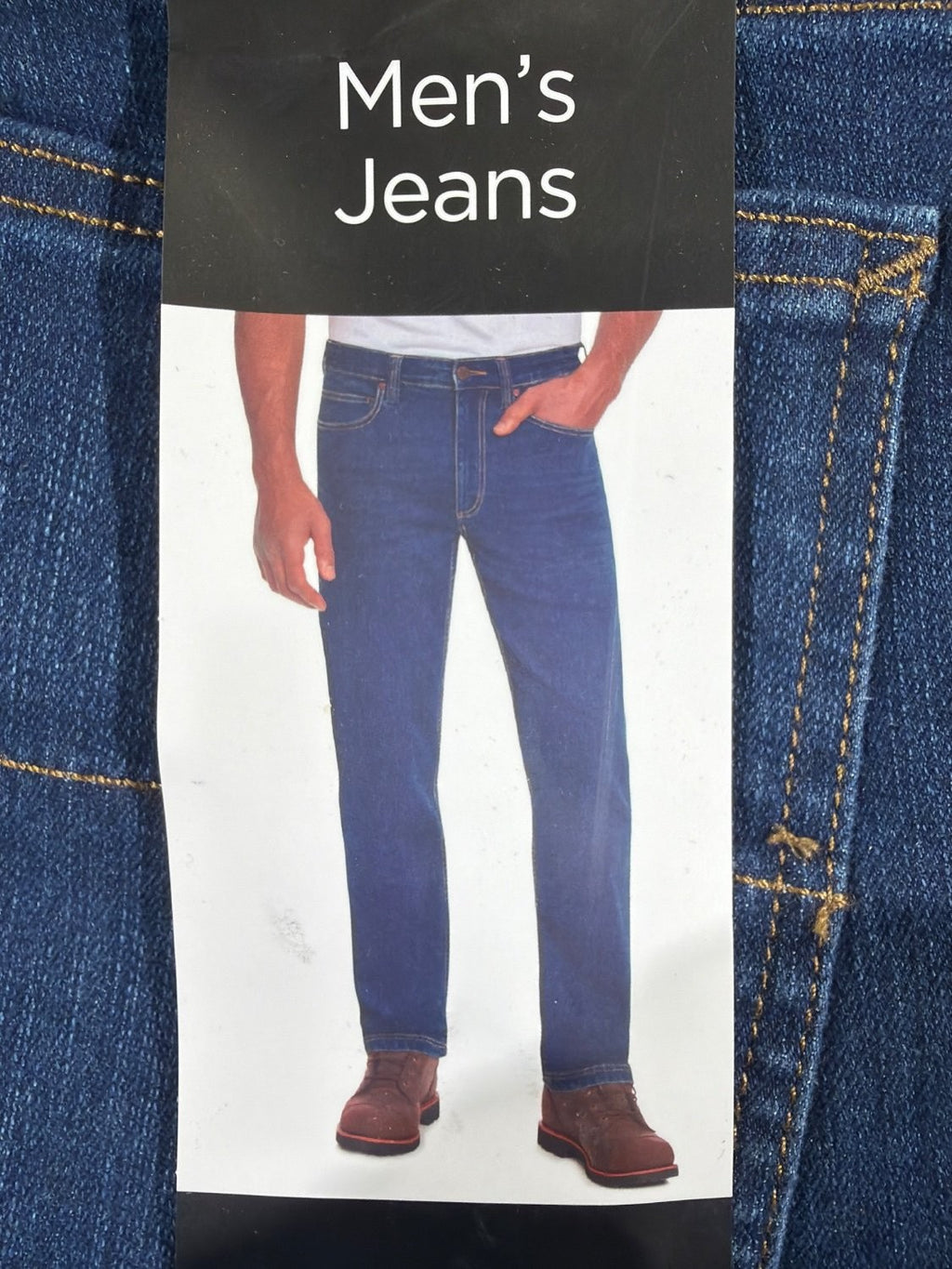 Kirkland Signature Men's Jeans 32x34 Straight Fit Comfort Stretch Denim Blue New