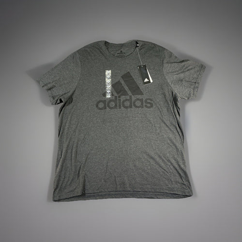 adidas Mens Size 2XL Essentials Single Jersey Big Logo T-Shirt. Big & Tall NWT!
