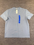 Refined Knits Men L T-Shirt Crewneck Short Sleeve 40EO247 Blue New