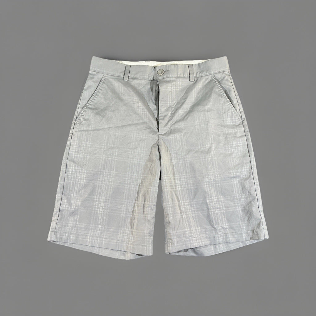 GREY NORMAN BLACK GREY WHITE PLAID SHORTS SZ 30 Men’s Fashion