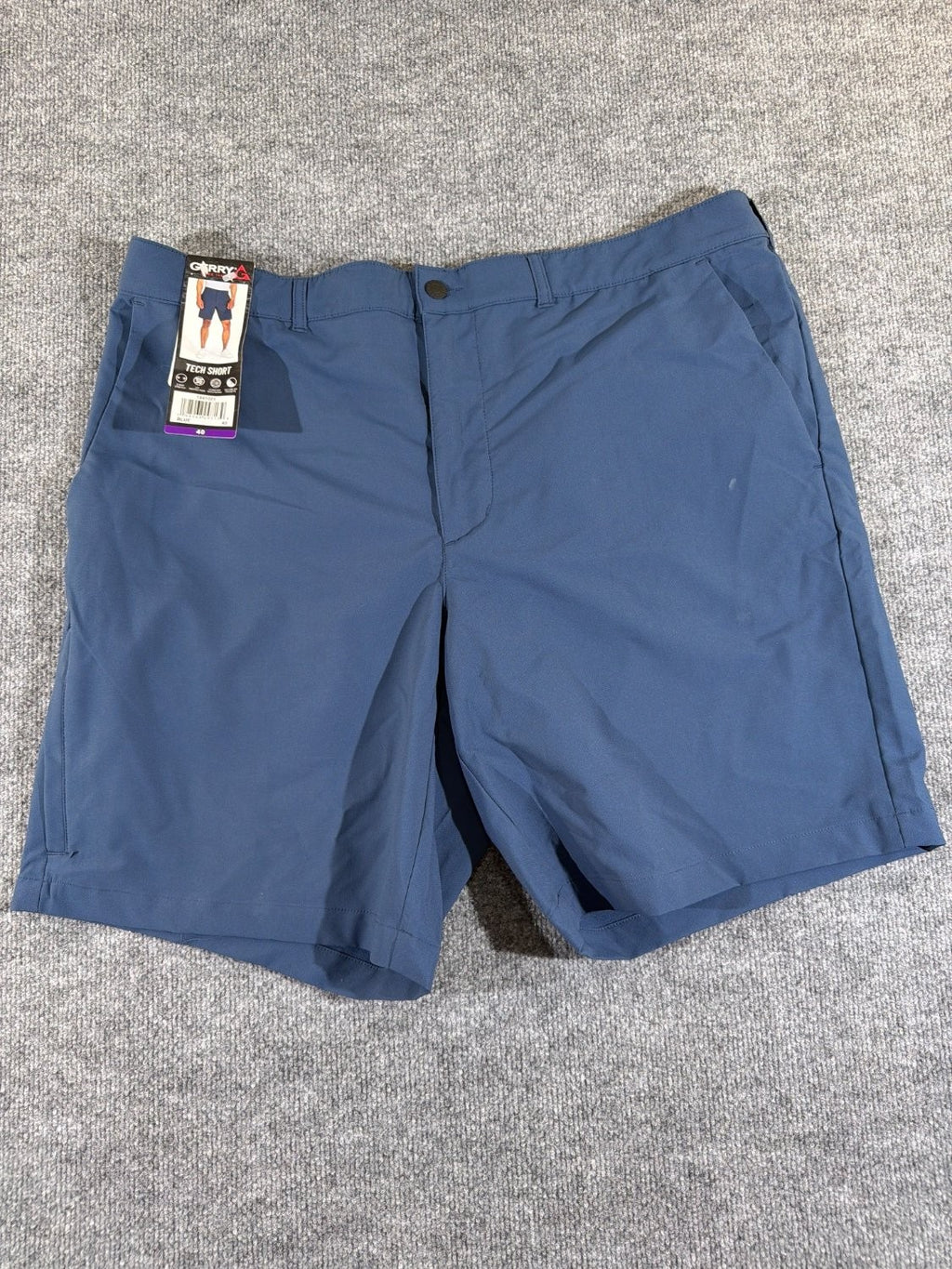Gerry Tech Short Men 40 Blue Chino Shorts 1524021 Stretch UV Protection Quick