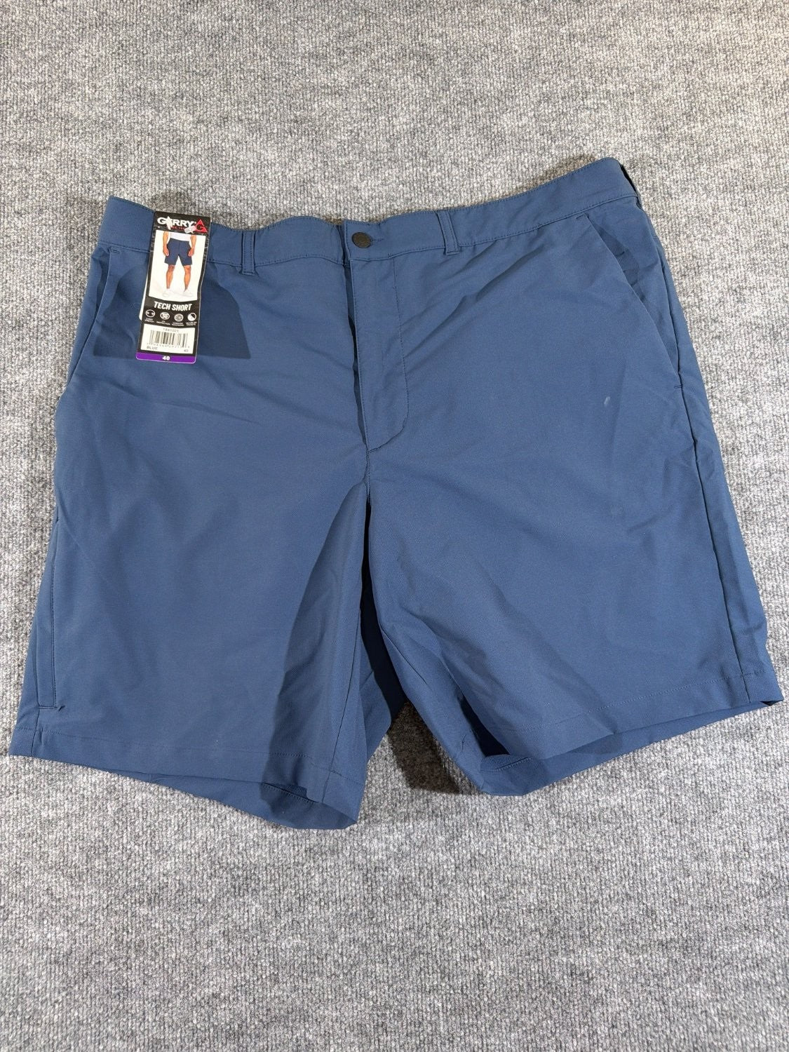 Gerry Tech Short Men 40 Blue Chino Shorts 1524021 Stretch UV Protection Quick
