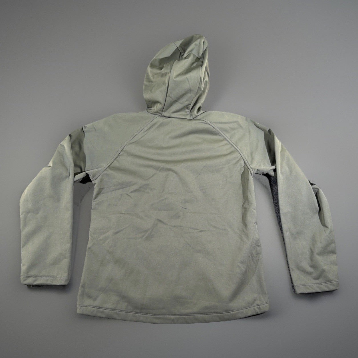 32 Degree Heat Women’s Full Zip Softshell Hooded Windbreaker Jacket Size S Green