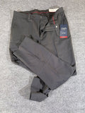 Chaps Classic Fit Men's Suit Trouser Dress Pants Dark Gray Stretch 34x32 New NWT