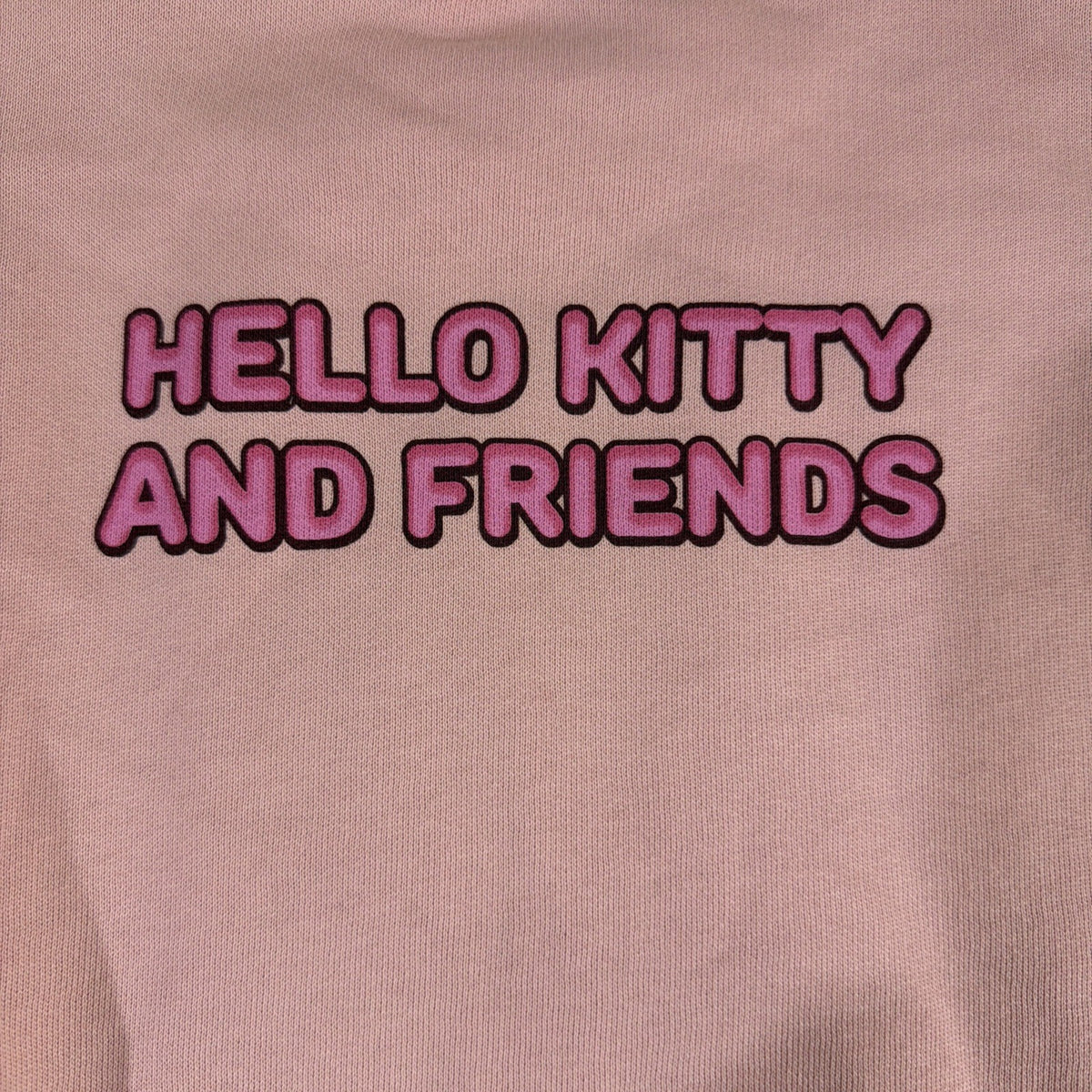 ZARA Hello Kitty and Friends Pink Graphic Pullover Sweatshirt Girls Size 8-9