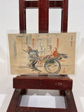 Printed (Lithograph) Tan Cardstock IN Vintage