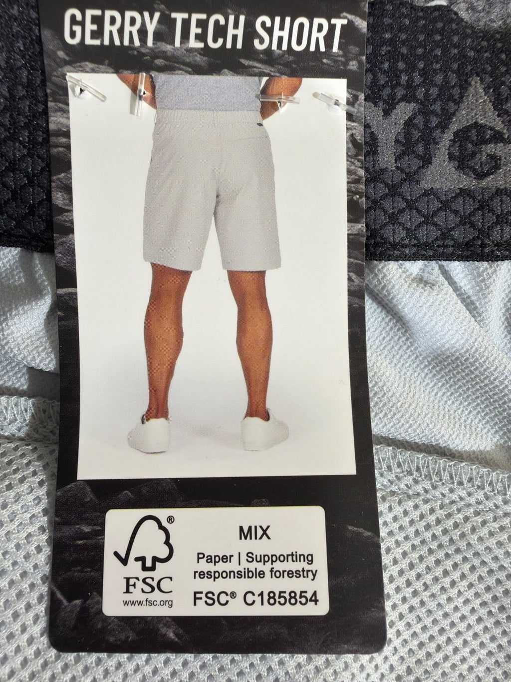 Gerry Tech Short Men 40 Gray Chino Hiking Golf Shorts Stretch UPF 1641001 New