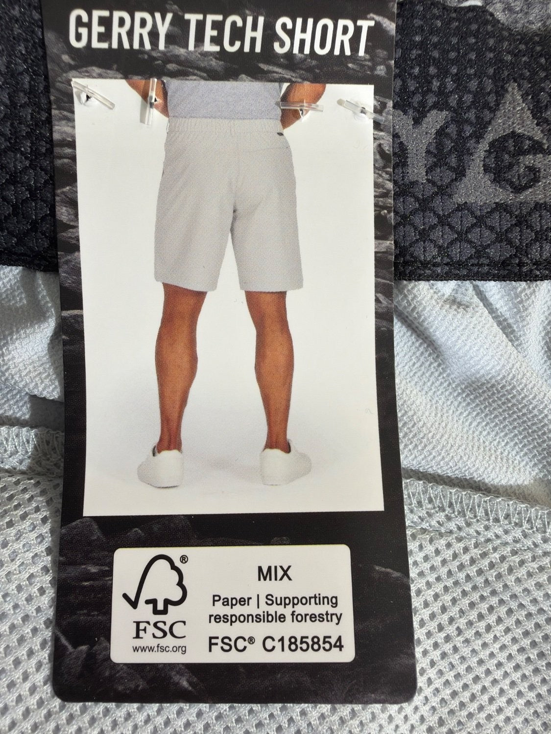 Gerry Tech Short Men 40 Gray Chino Hiking Golf Shorts Stretch UPF 1641001 New