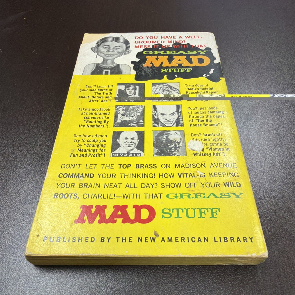 Greasy MAD Stuff, 1963 1st Print Signet Paperback