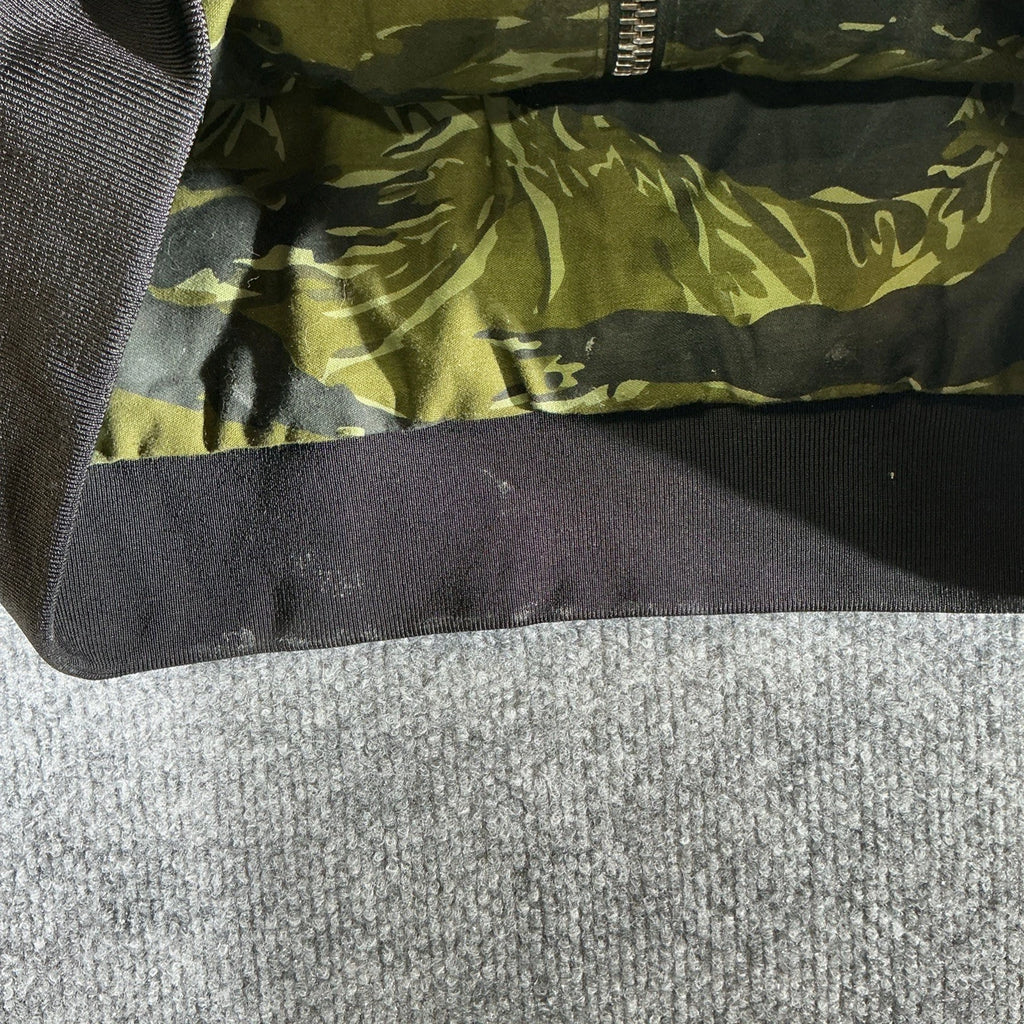 Dsquared2 BlackGreen Camouflage Print Cotton Nylon Bomber Jacket S Size Fashion