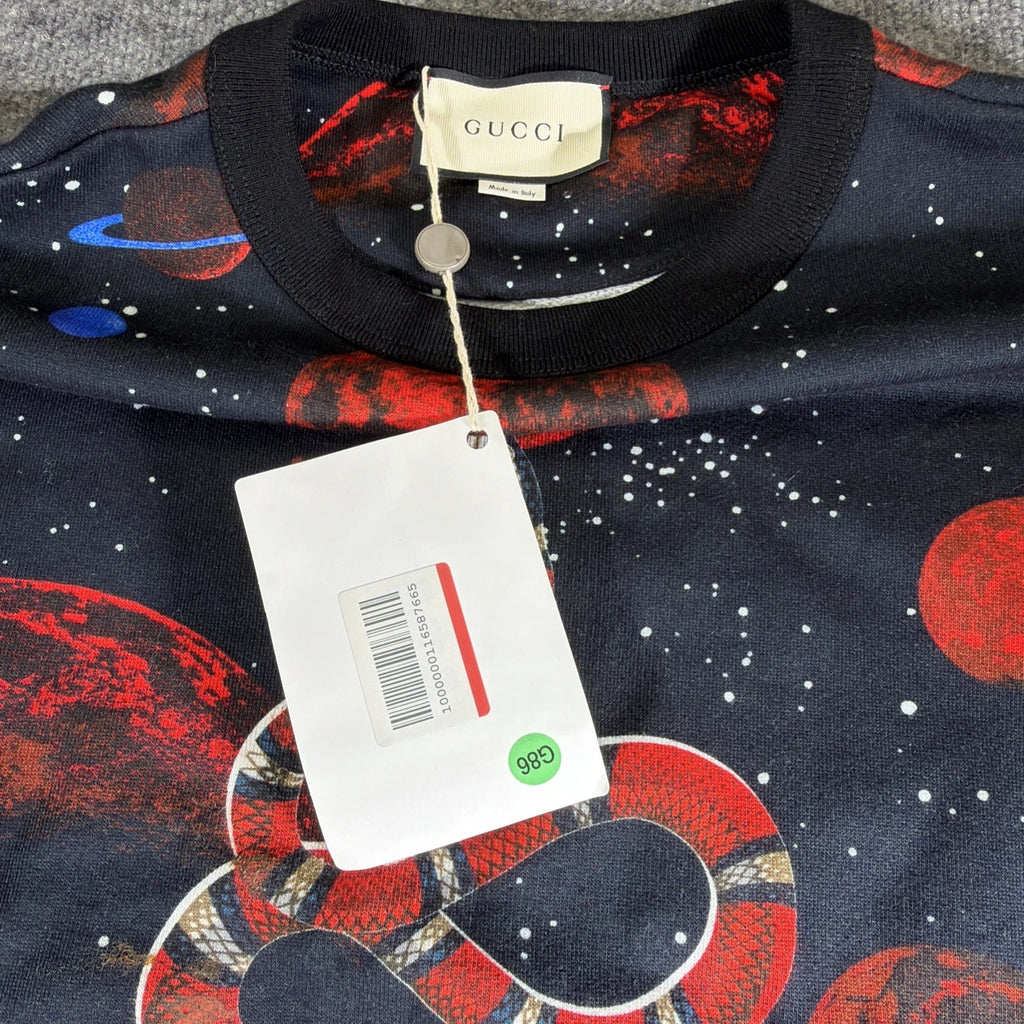 Gucci Sweatshirt King Snake Size S Men's Black Unique Collectible Rare Swethshir