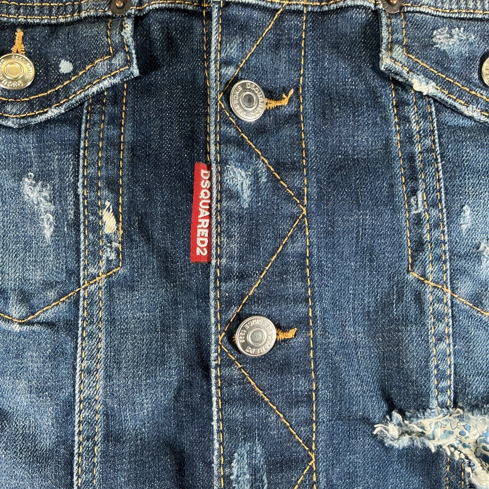 dsquared2 jacket Size Small 48 Made In Italy Denim Jacket