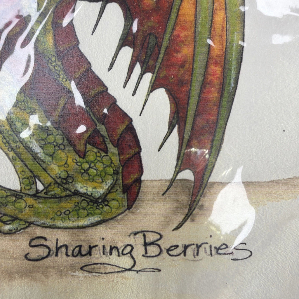 Sharing Berries Print by Fantasy Artist Amy Brown   8.5 x 11