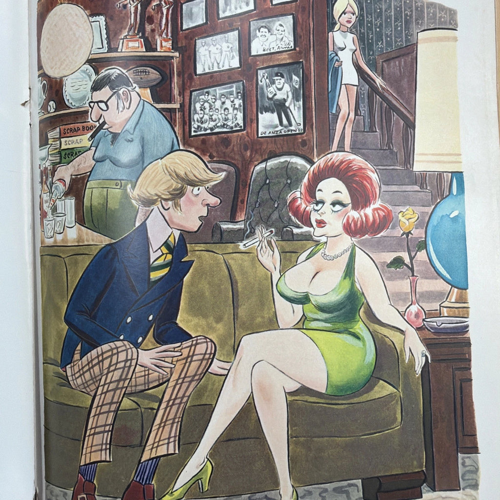 VINTAGE PLAYBOY MAGAZINE APRIL 1971, CHRIS CRANSTON CENTER, HOMOSEXUALS, VERY G