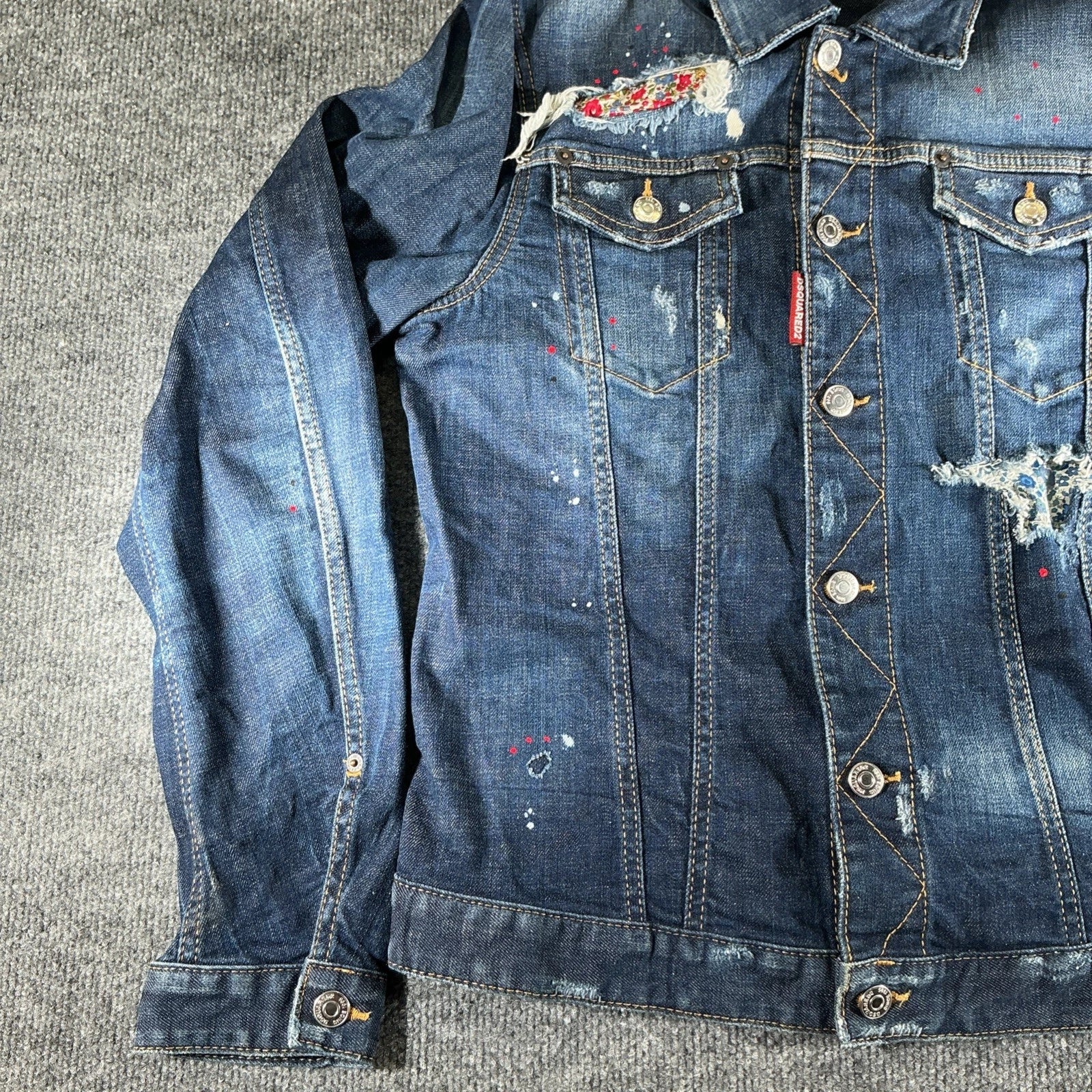 dsquared2 jacket Size Small 48 Made In Italy Denim Jacket