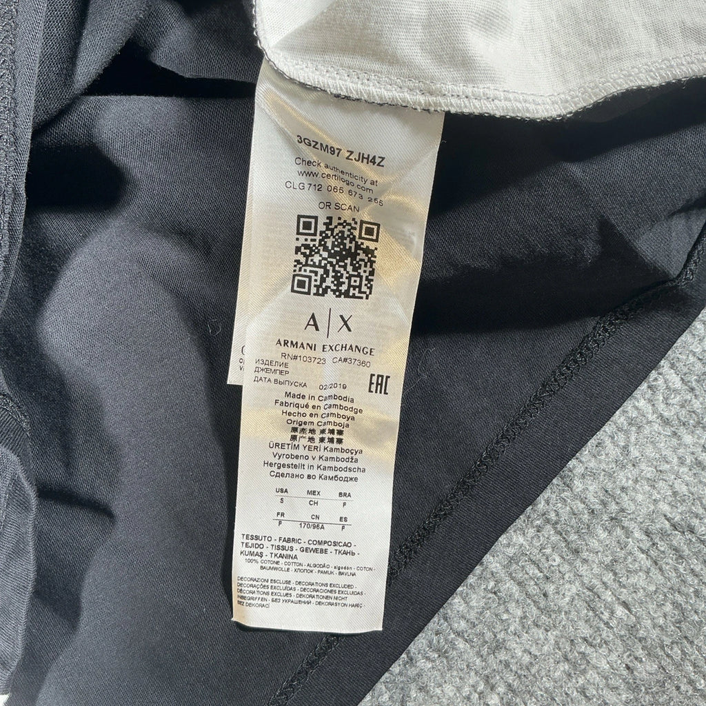 armani exchange long sleeve shirt small men