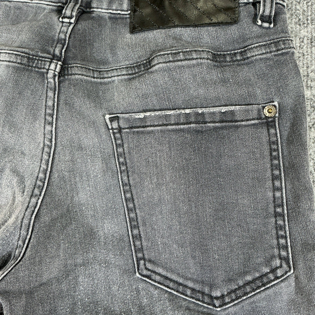 Dsquared2 men's grey distressed denim jeans Size 44