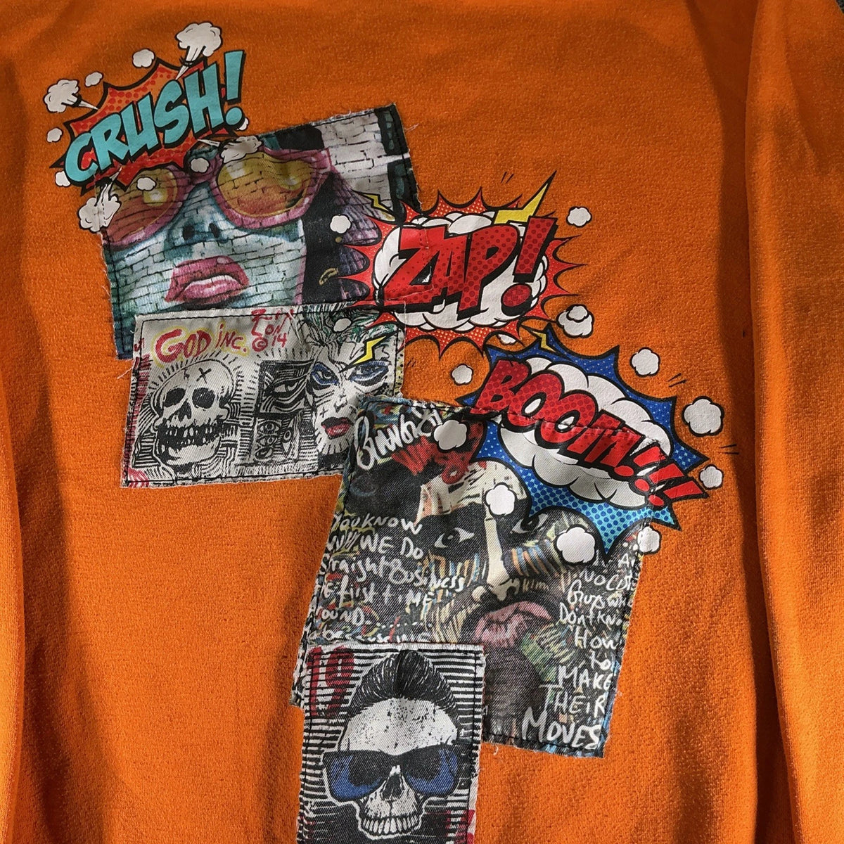 Rutherford Orange Crewneck Sweatshirt