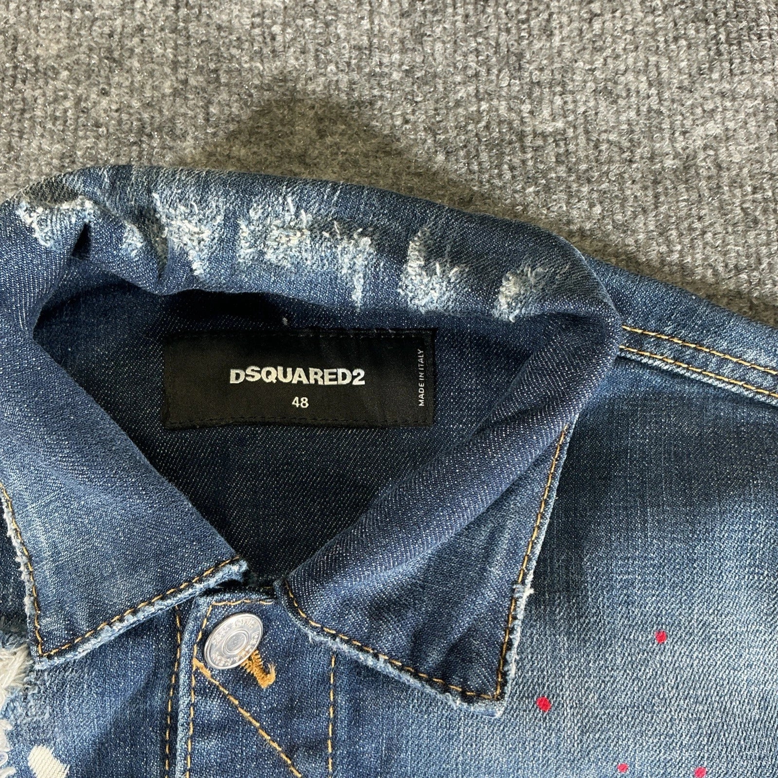 dsquared2 jacket Size Small 48 Made In Italy Denim Jacket